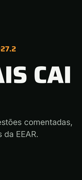 Capa: EEAR 2027.2: o que mais cai e plano de estudos (PDF grátis)