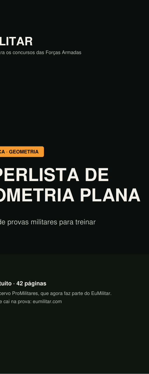 Capa: Superlista de Geometria Plana
